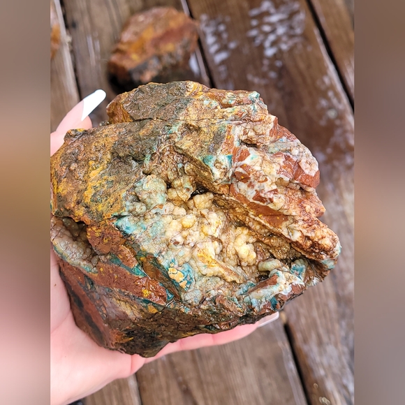 Colorful Rough Natural Jasper - Picture 6 of 16